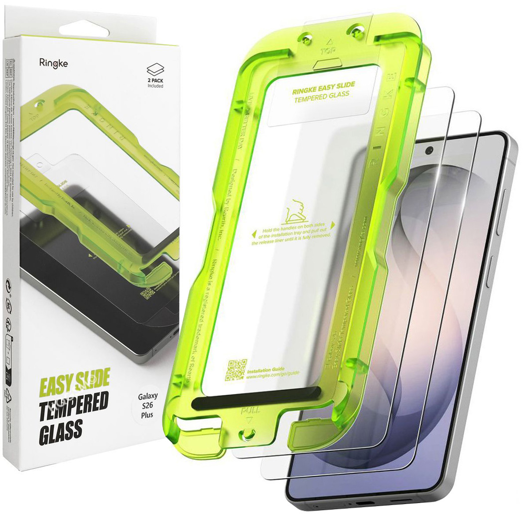 2x Szkło Hartowane RINGKE Easy Slide Tempered Glass + Aplikator do Samsung Galaxy S26+ Plus