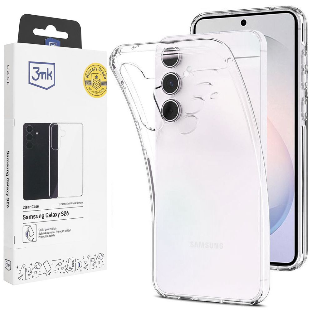 Etui 3mk Clear Case | Bezbarwne do Samsung Galaxy S26
