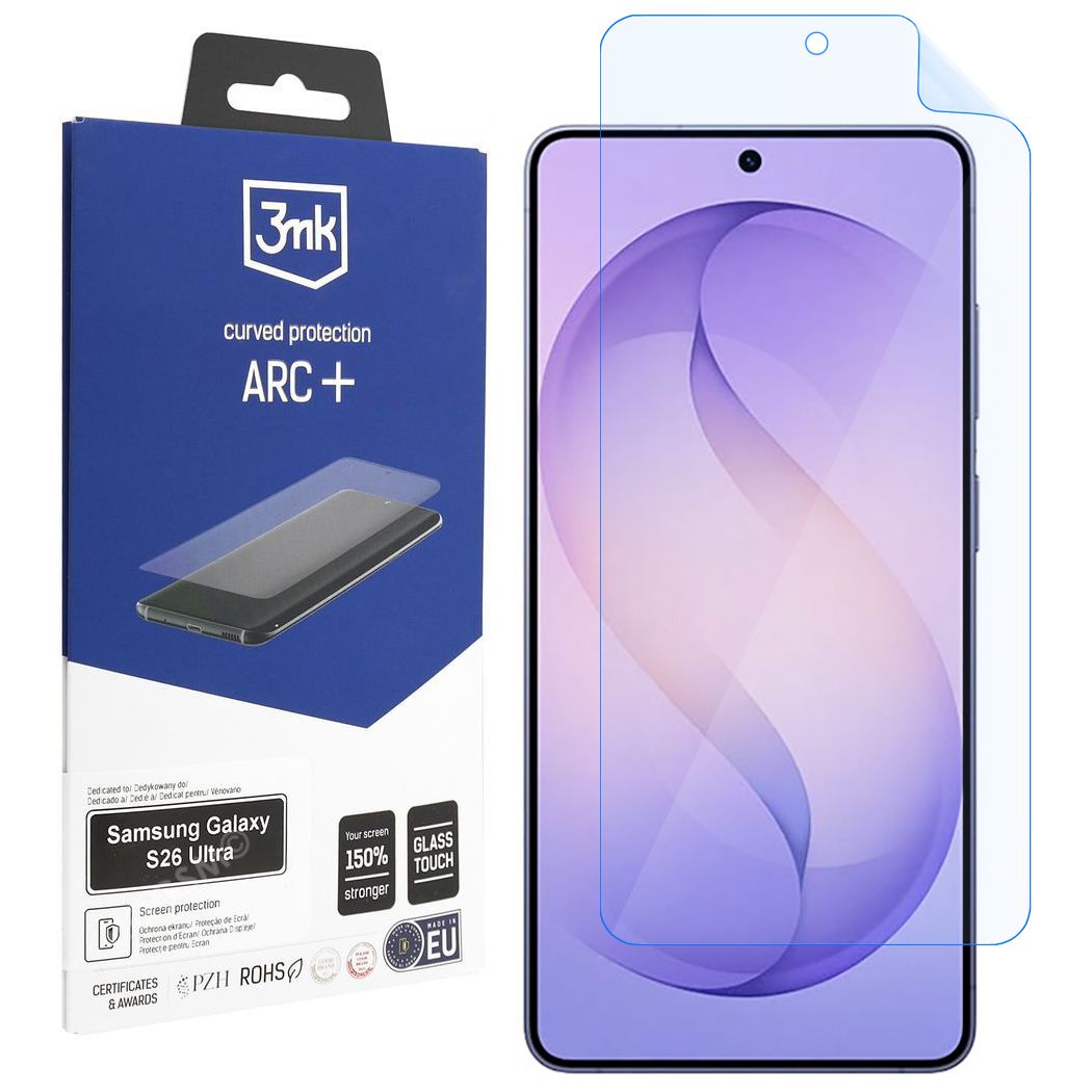 3mk Curved Protection ARC+ | Folia na Cały Ekran do Samsung Galaxy S26 Ultra