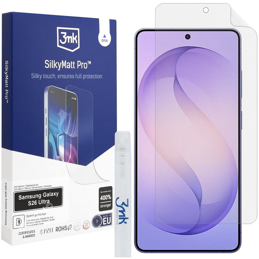 3mk SilkyMatt Pro | Matowa Folia Ochronna Antyrefleks do Samsung Galaxy S26 Ultra