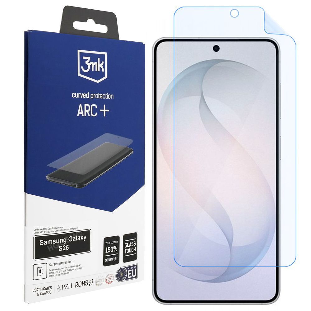 3mk Curved Protection ARC+ | Folia na Cały Ekran do Samsung Galaxy S26