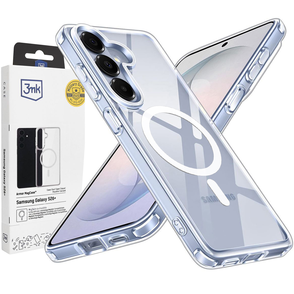 Etui 3mk Armor Mag Case | Clear do Samsung Galaxy S26+ Plus