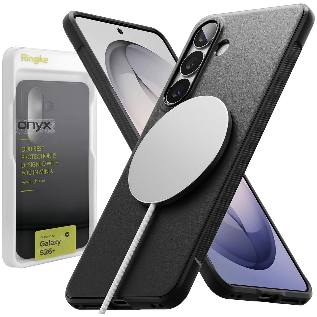 Etui RINGKE Onyx Magnetic | Black do Samsung Galaxy S26+ Plus