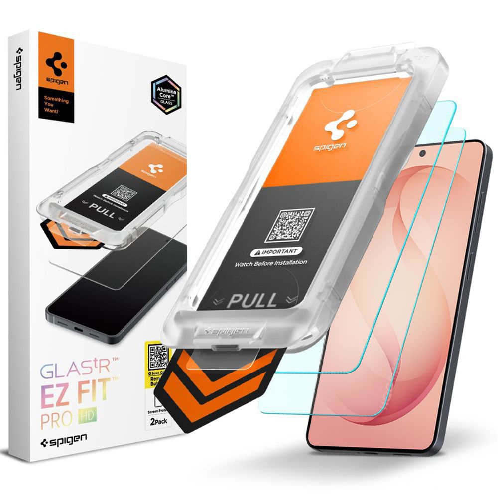 2x Szkło SPIGEN GLAS.tR EZ FIT Alumina Core + aplikator do Samsung Galaxy S26+ Plus
