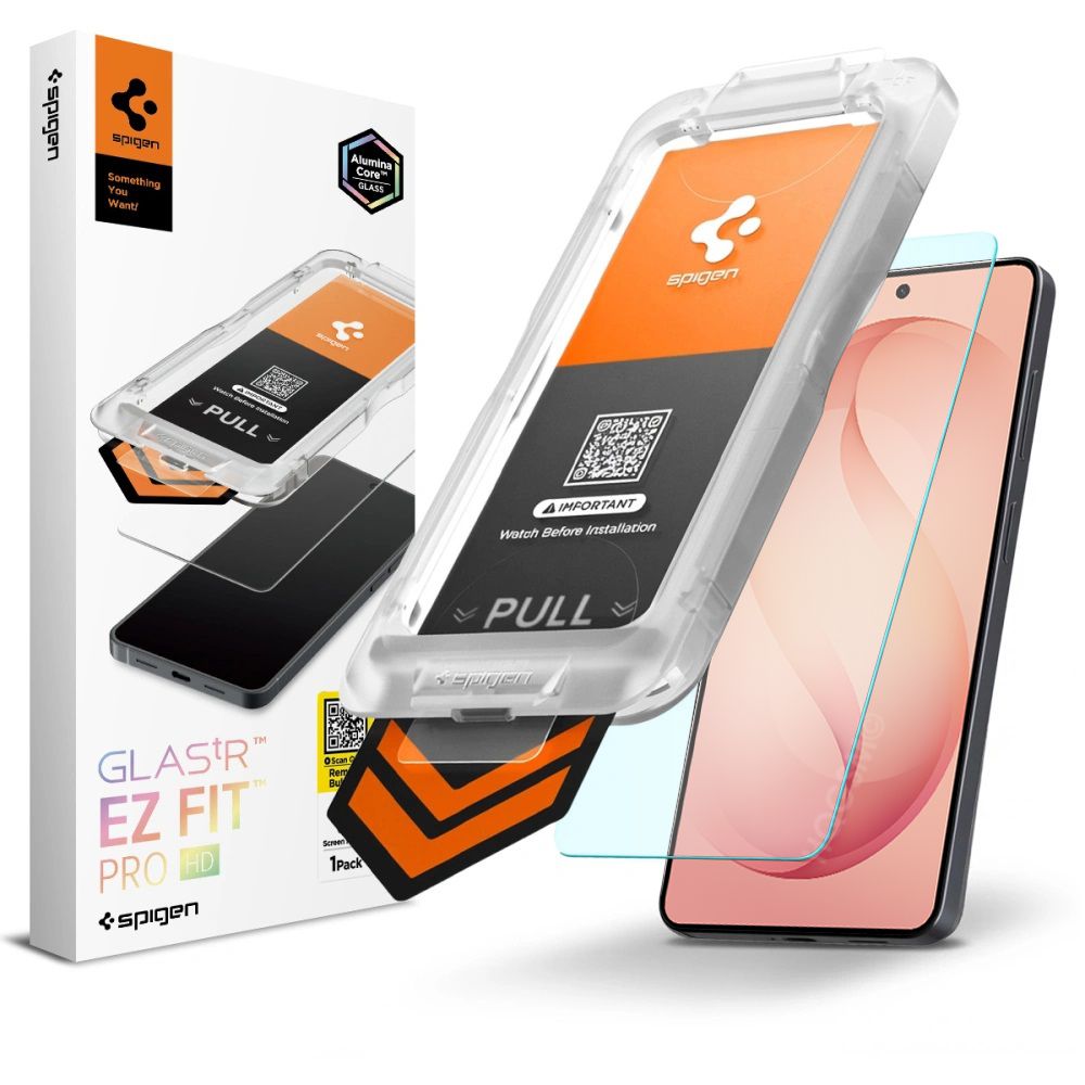 Szkło SPIGEN GLAS.tR EZ FIT Alumina Core + aplikator do Samsung Galaxy S26+ Plus