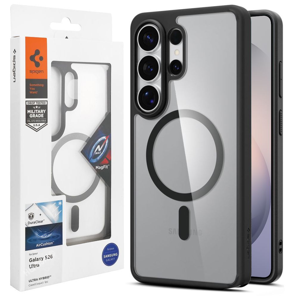 Etui SPIGEN Ultra Hybrid MagSafe | Matte Black do Samsung Galaxy S26 Ultra