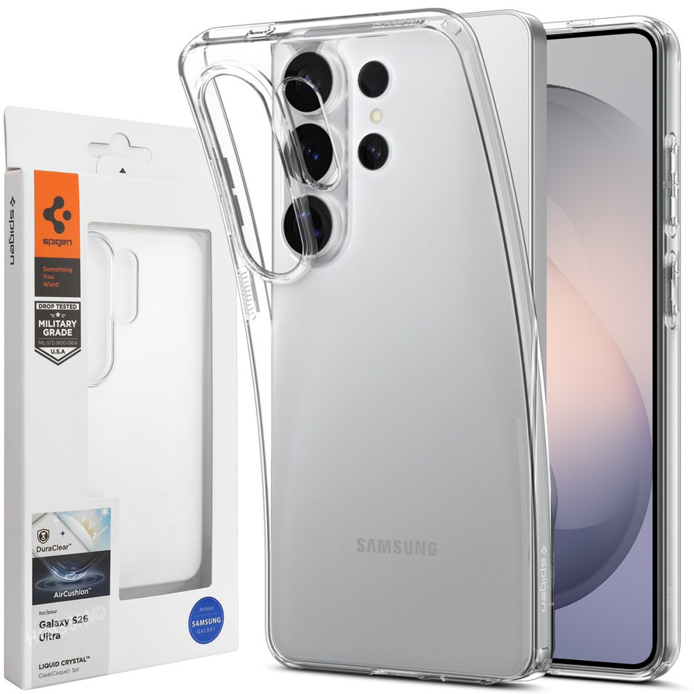 Etui SPIGEN Liquid Crystal | Crystal Clear do Samsung Galaxy S26 Ultra