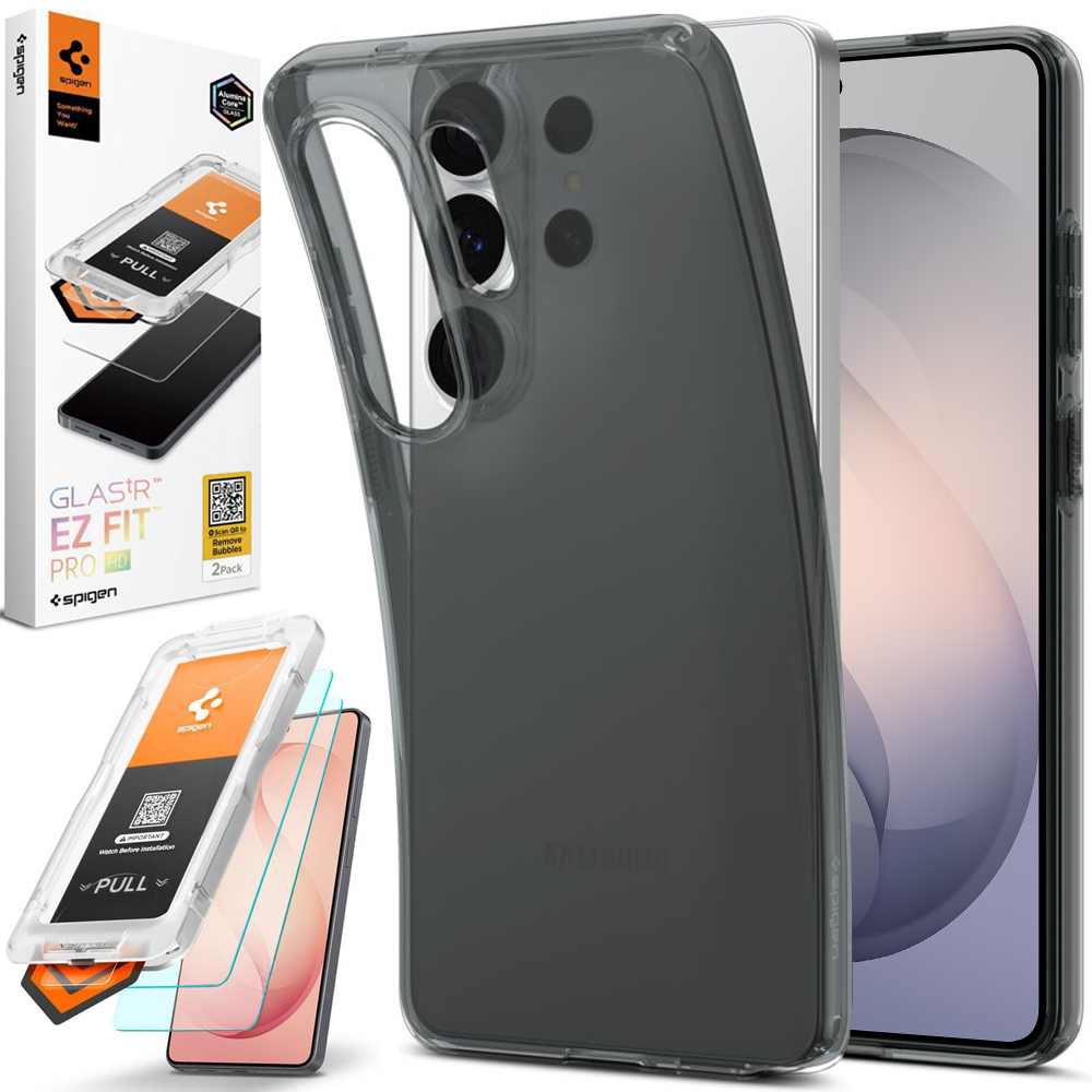 Etui SPIGEN Liquid Crystal | Space Crystal + 2x SZKŁO Spigen do Samsung Galaxy S26 Ultra