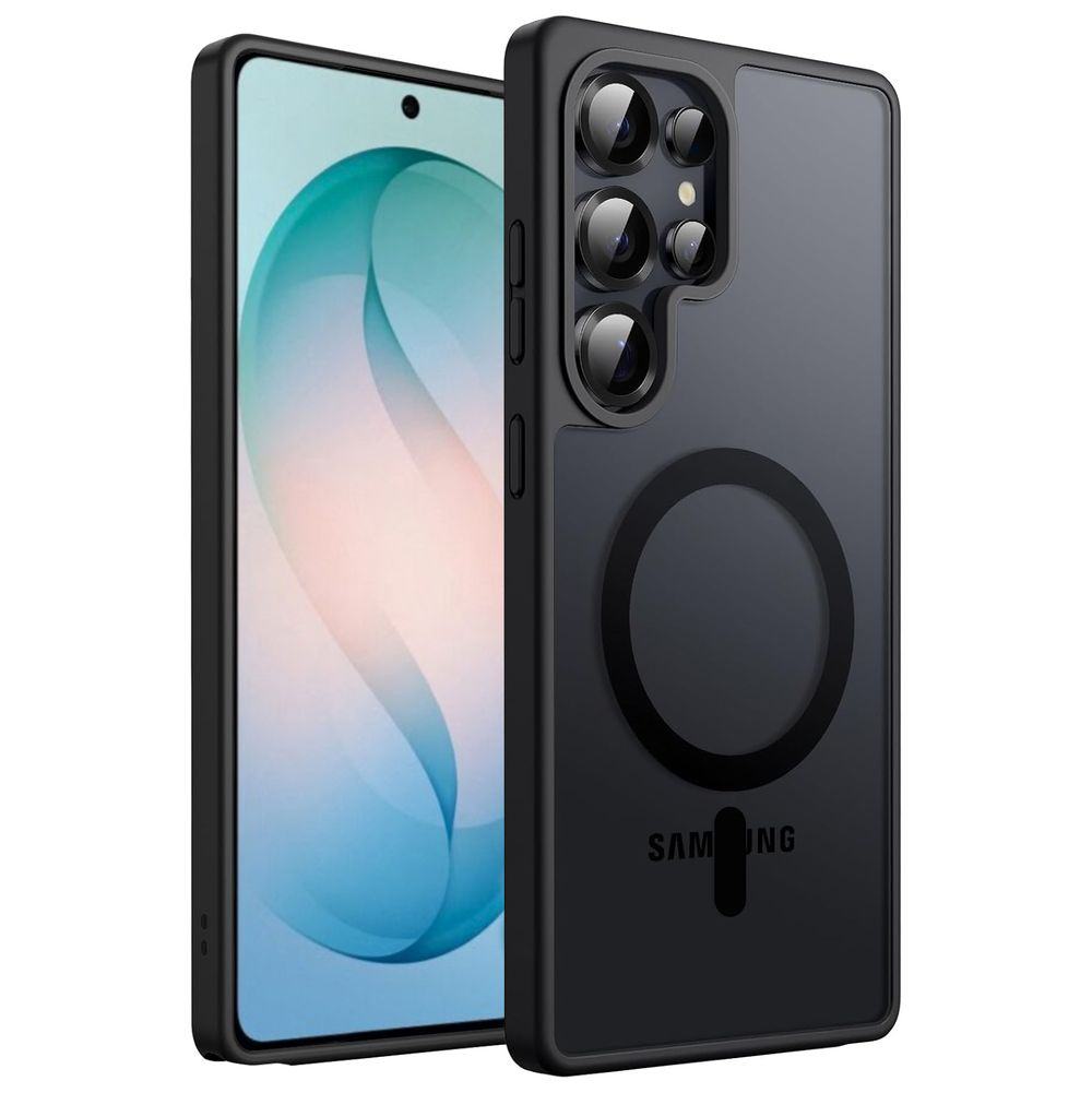 Etui Hybrydowe Magnetic Case | Matte Black do Samsung Galaxy S26 Ultra