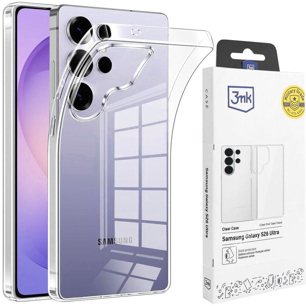 Etui 3mk Clear Case | Bezbarwne do Samsung Galaxy S26 Ultra