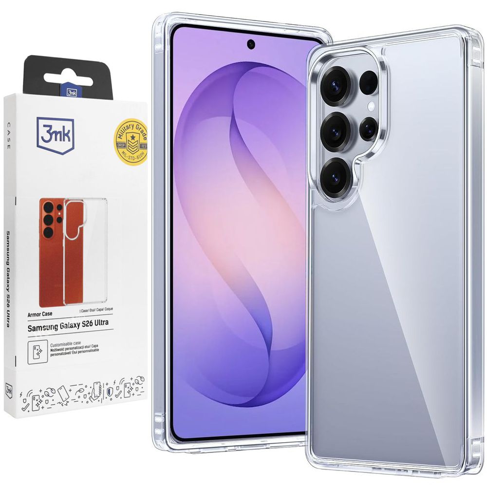 Pancerne Etui 3mk Armor Case | Clear do Samsung Galaxy S26 Ultra