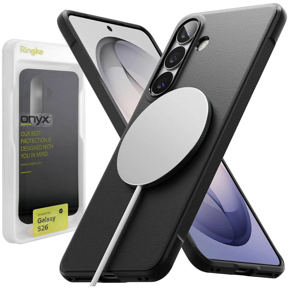 Etui RINGKE Onyx Magnetic | Black do Samsung Galaxy S26