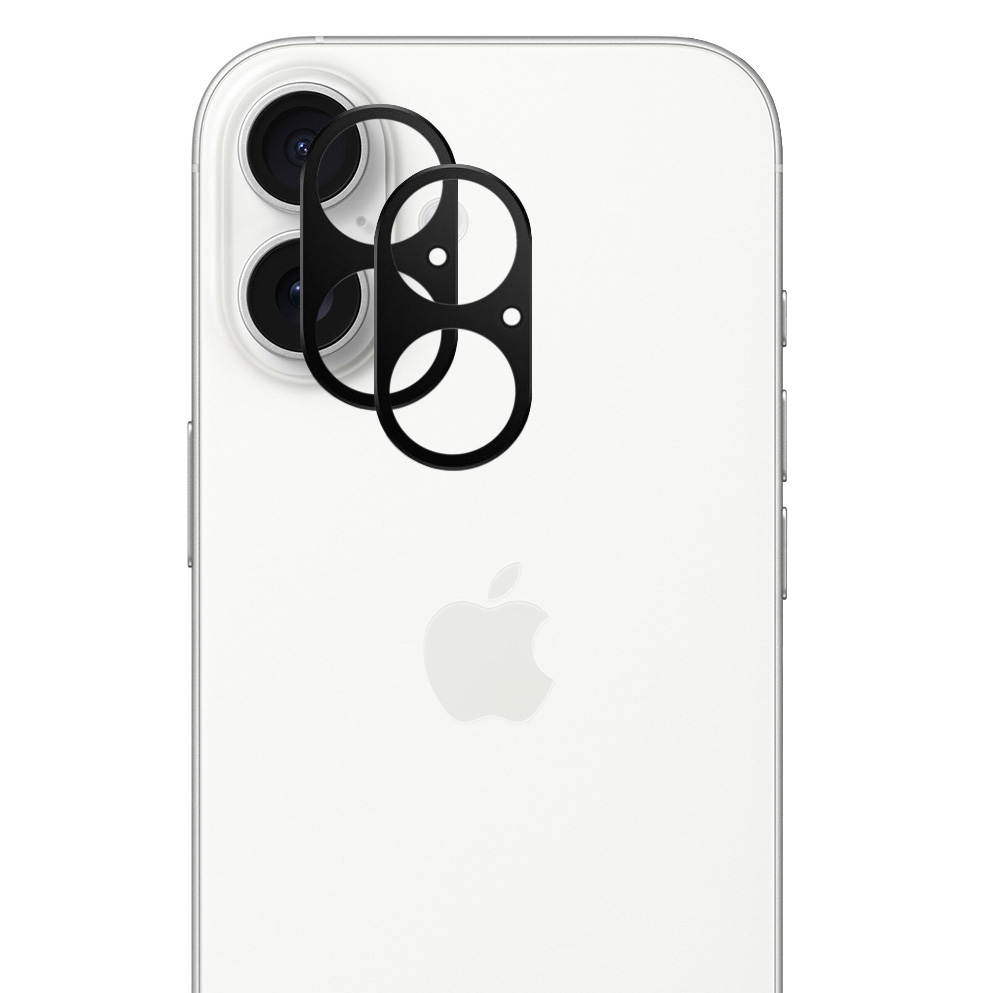 2x Aluminium Camera | Nakładka Osłona na Aparat | Czarna do Apple iPhone 17
