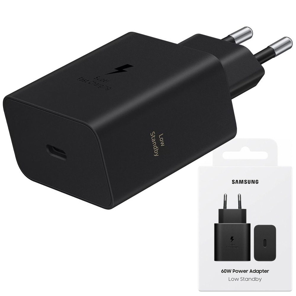 Samsung 60W Power Adapter | Oryginalna Ładowarka Sieciowa USB-C | Czarna