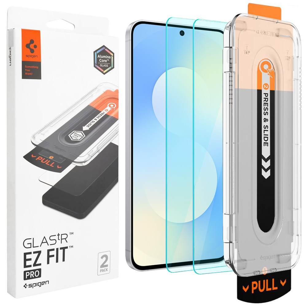 2x Szkło SPIGEN GLAS.tR EZ FIT Alumina Core + aplikator do Samsung Galaxy S25 FE