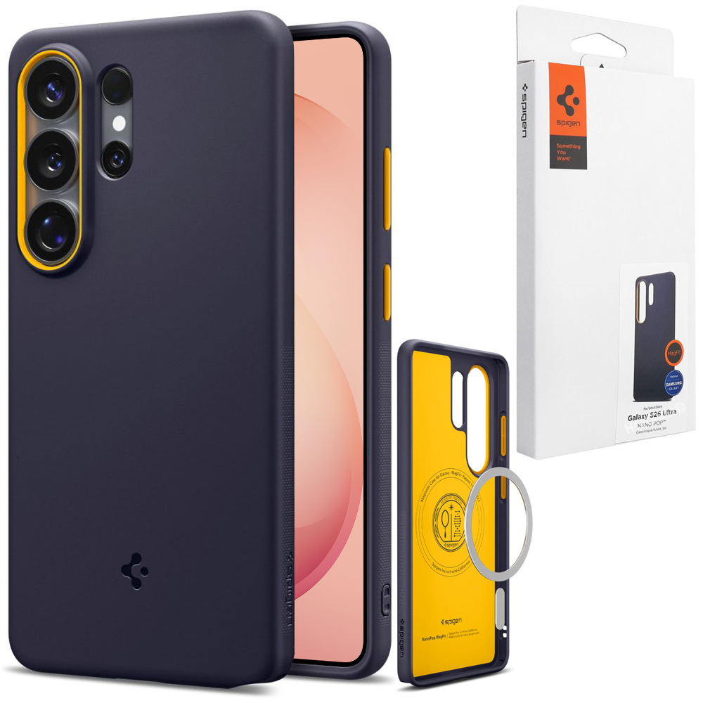 Etui SPIGEN Nano POP MagSafe | Blueberry Navy do Samsung Galaxy S26 Ultra
