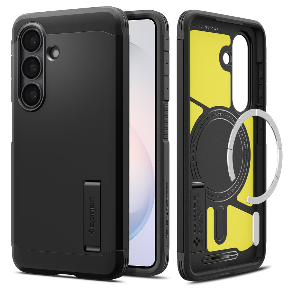 Pancerne Etui SPIGEN Tough Armor z MagSafe | Black do Samsung Galaxy S26+ Plus