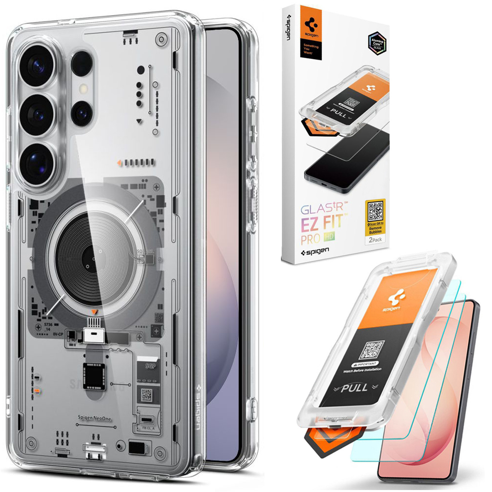Etui SPIGEN Ultra Hybrid | Neo One + 2x SZKŁO Spigen do Samsung Galaxy S26 Ultra