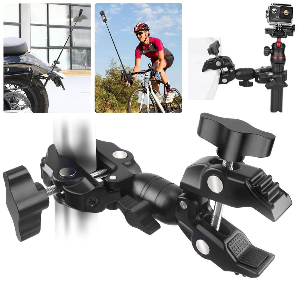 Dual Crab Clamp | Mocowanie na Motor Rower do Kamer Sportowych