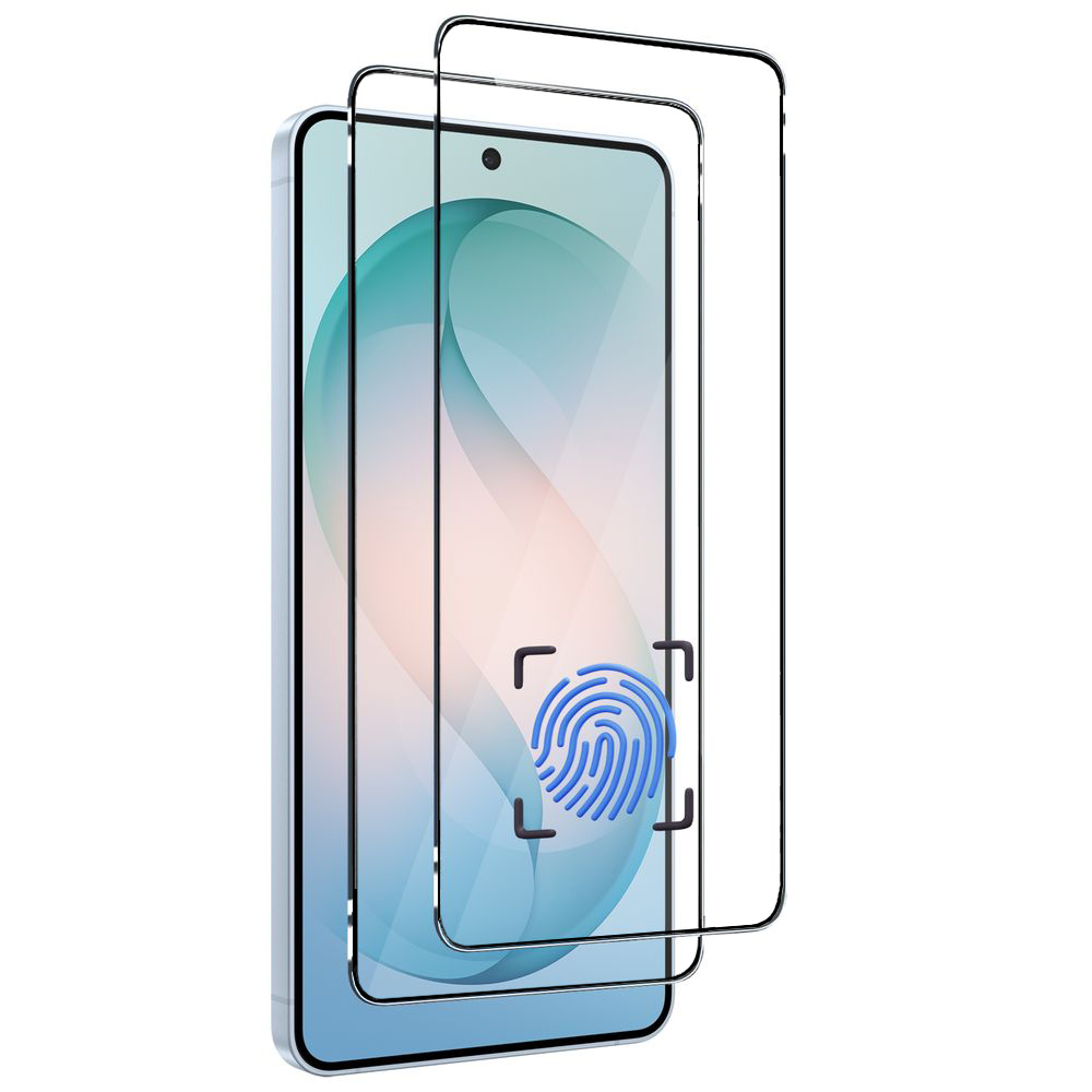 2x Szkło Ochronne 5D | FULL COVER | Fingerprint Ready do Samsung Galaxy S26+ Plus