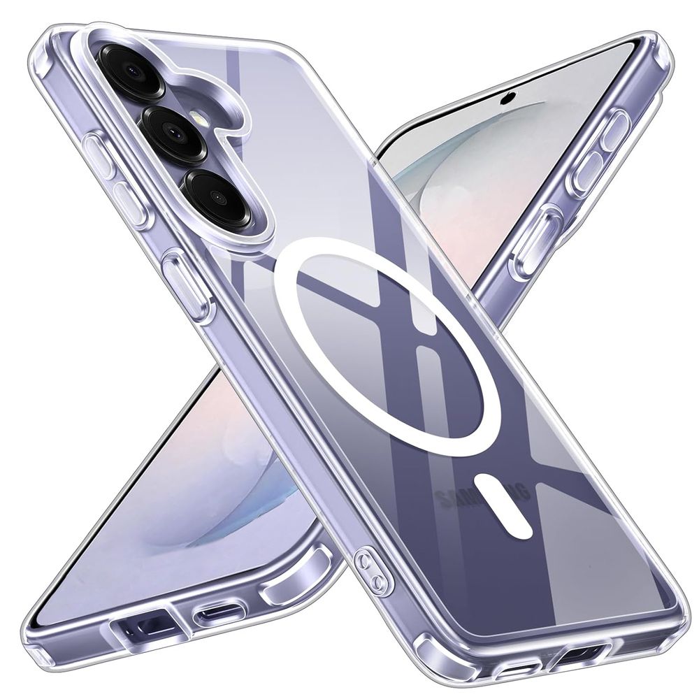 Etui Hybrydowe Magnetic Case | Clear White do Samsung Galaxy S26+ Plus