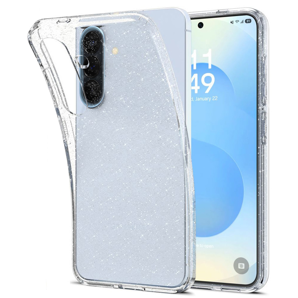 Cienkie Etui Flex GLITTER | Clear do Samsung Galaxy A37 5G