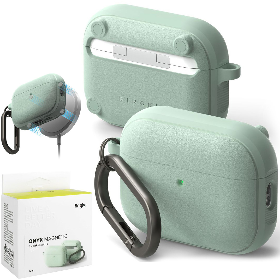 Etui RINGKE Onyx Magnetic | Mint do Apple AirPods Pro 3