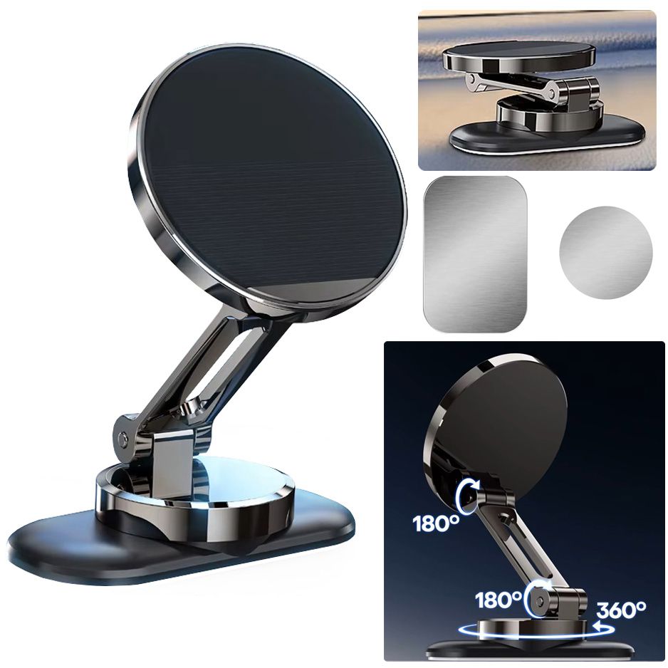 Wozinsky | Składany Magnetyczny Uchwyt Samoprzylepny | do Auta Lustra Domu