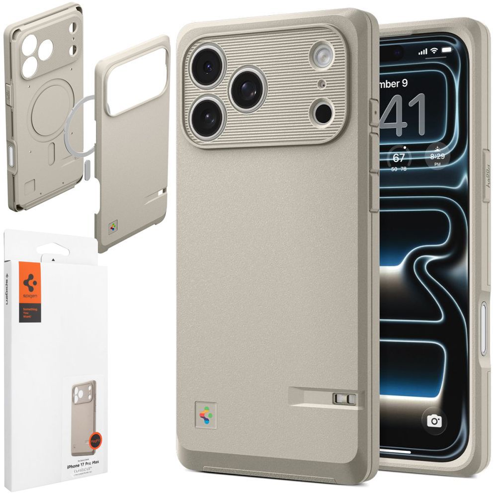 Etui SPIGEN Classic LS MagSafe | Stone do Apple iPhone 17 Pro Max