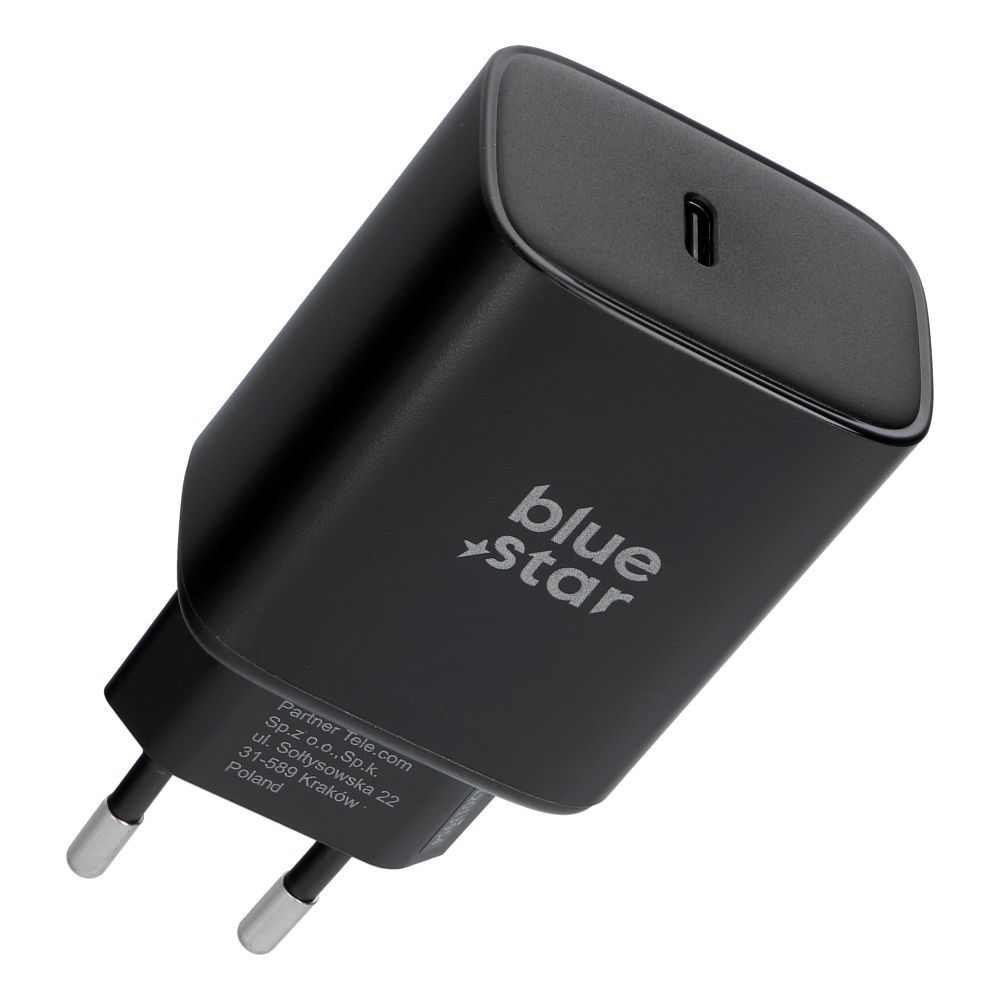 Szybka Ładowarka Sieciowa USB-C PD QC 4.0 SFC2.0 | 60W | Czarna