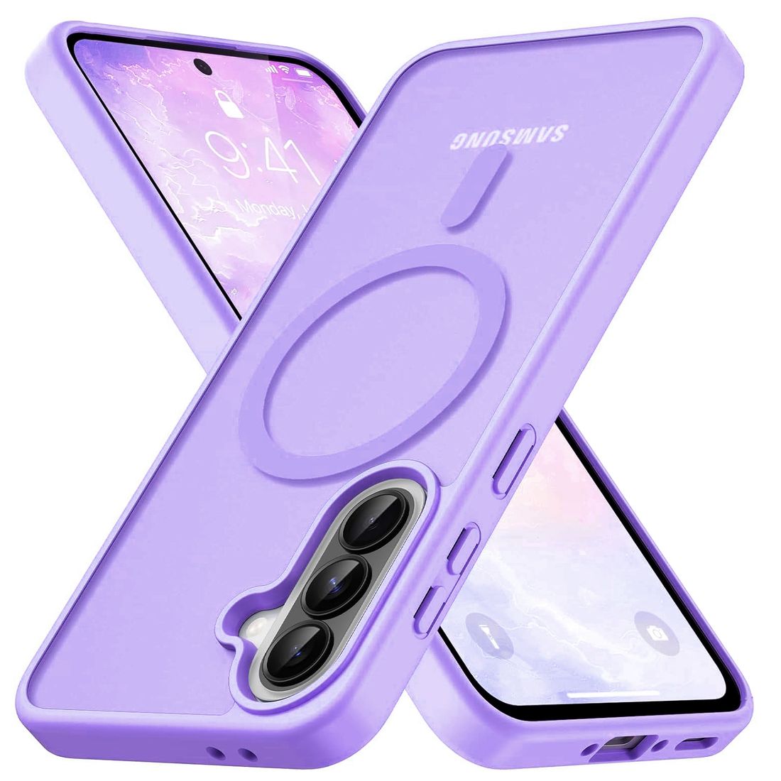 Etui Hybrydowe Magnetic Case | Matte Violet do Samsung Galaxy A37 5G