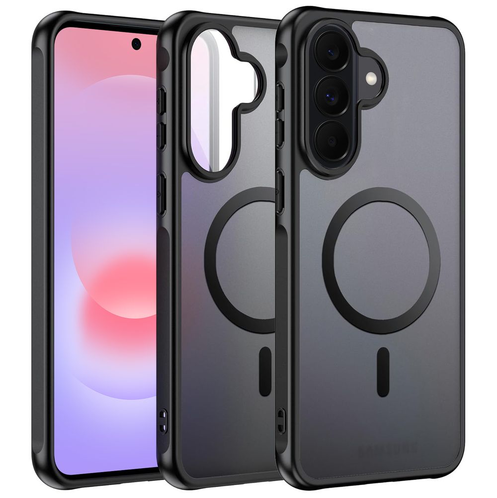 Etui Hybrydowe Magnetic Case | Matte Black do Samsung Galaxy A37 5G