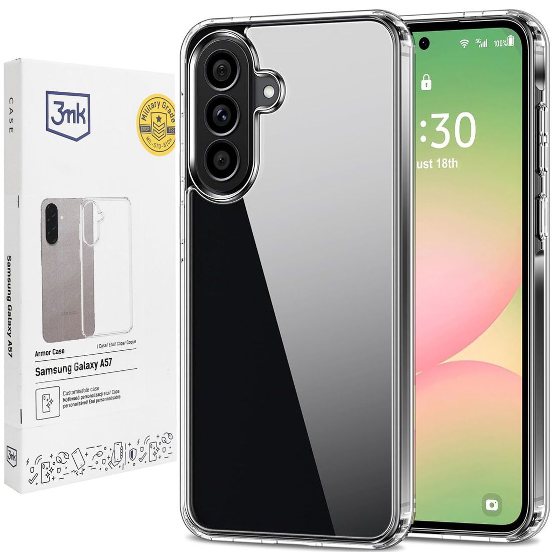 Pancerne Etui 3mk Armor Case | Clear do Samsung Galaxy A57 5G