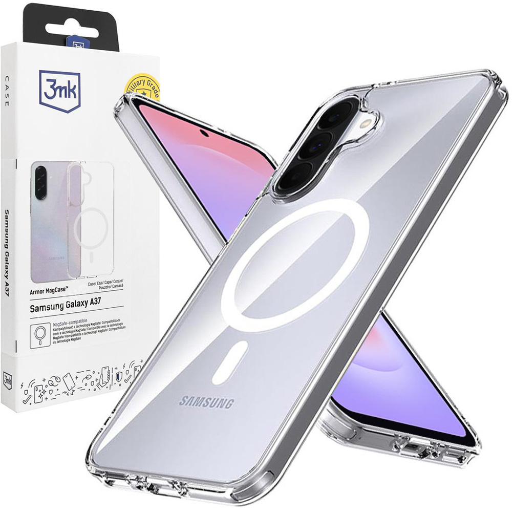 Etui 3mk Armor Mag Case | Clear do Samsung Galaxy A37 5G