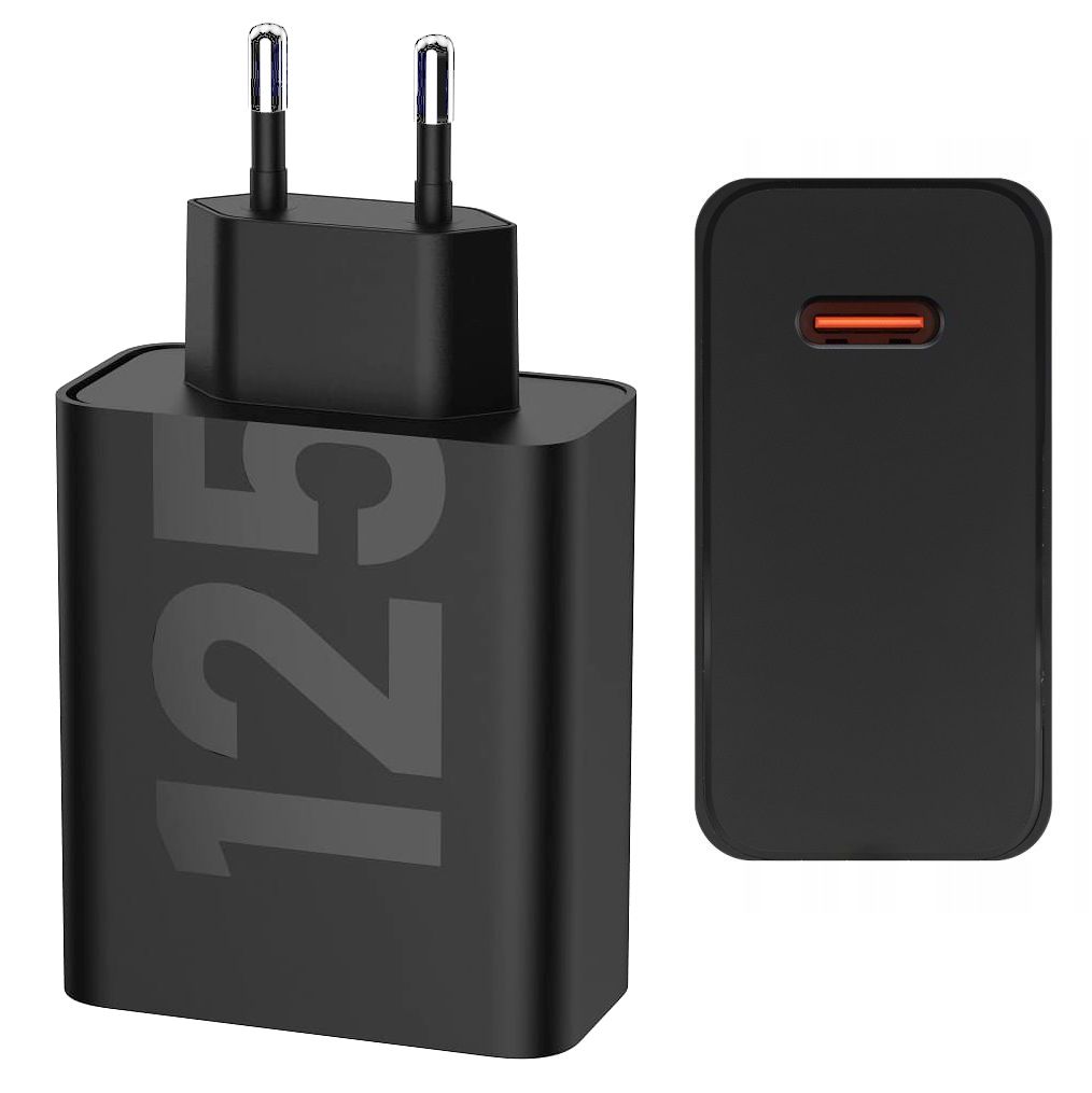Motorola TurboPower 125 | Oryginalna Ładowarka Sieciowa 125W USB-C | Czarna
