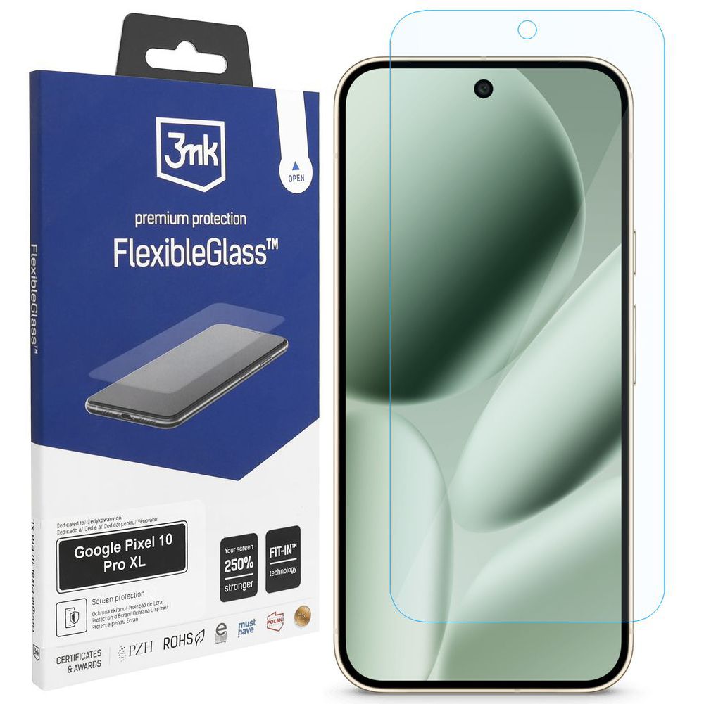 3mk Flexible Glass | Nietłukące Szkło Hybrydowe do Google Pixel 10 Pro XL