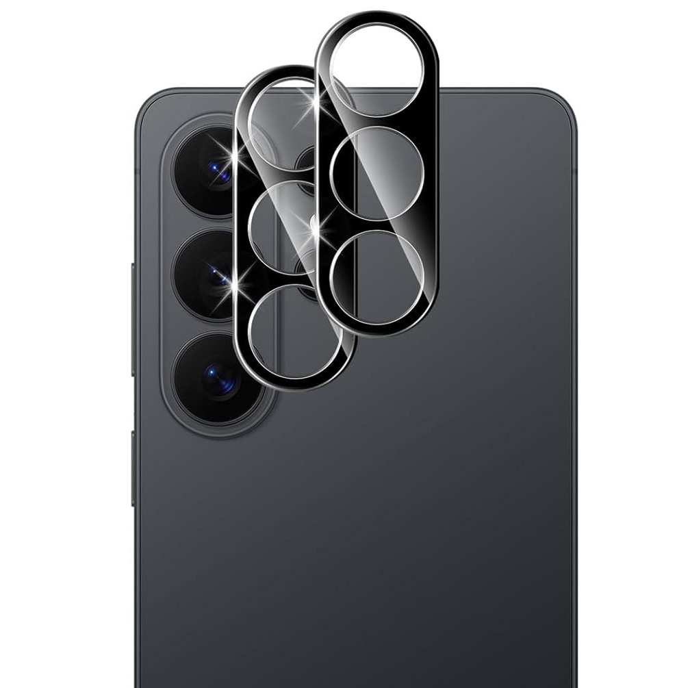 2x Camera Full Cover Glass | Pełne Szkło na Aparat | Black do Samsung Galaxy S26 Ultra