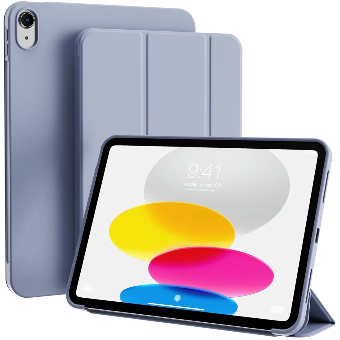 Zamykane Etui Smart Case | Grey Blue do Apple iPad 11 A16 2025 / 10 10.9 2022