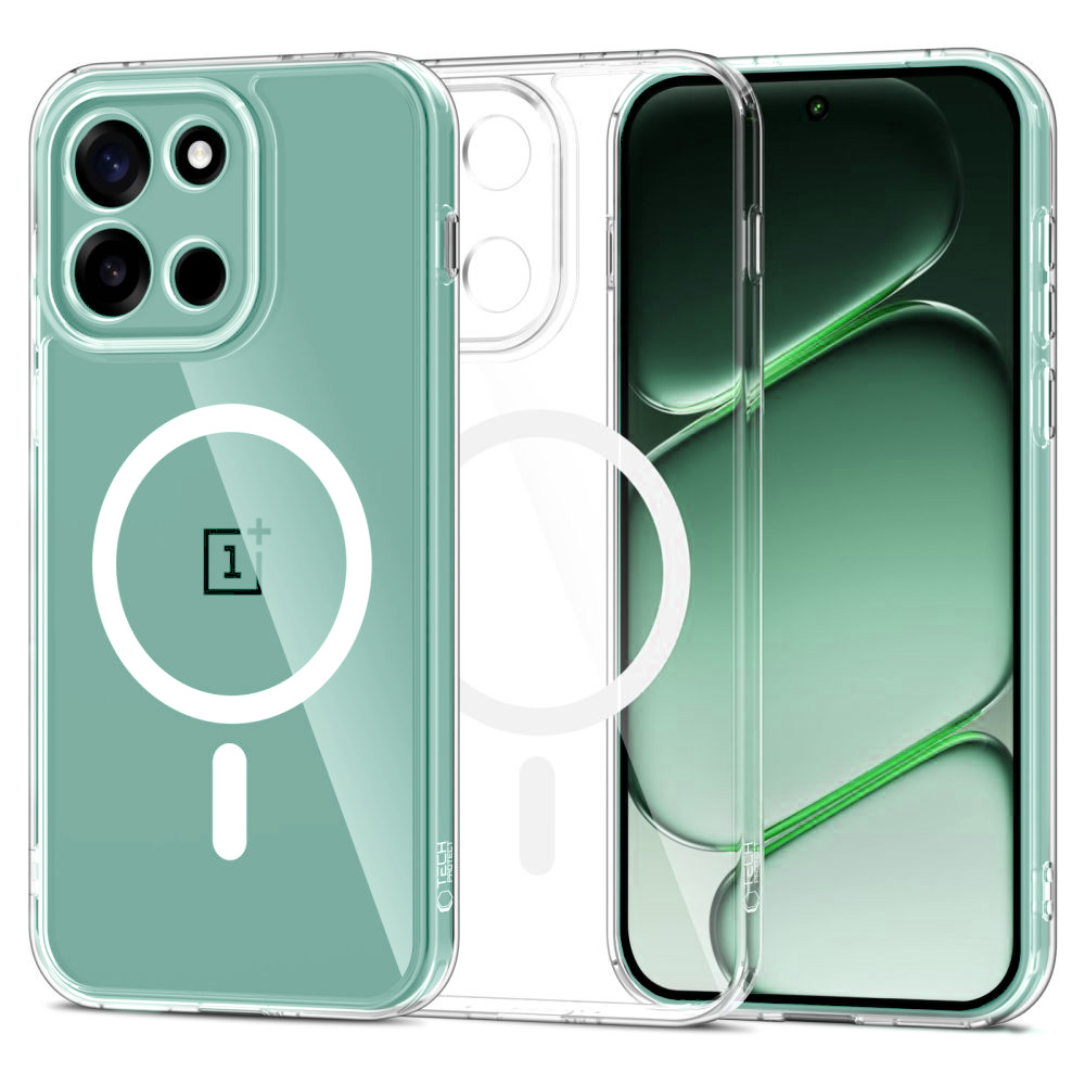 Etui Hybrydowe Magnetic Case | Clear White do OnePlus Nord 6