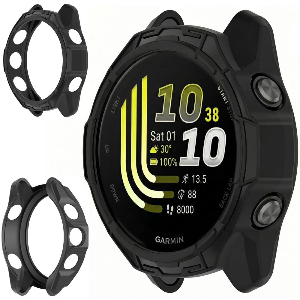 Etui Soft DEFENSE Case | Black do Garmin Forerunner 70 / 170