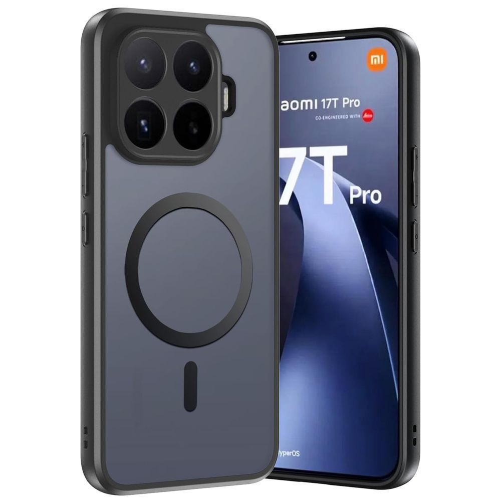 Etui Hybrydowe Magnetic Case | Matte Black do Xiaomi 17T Pro