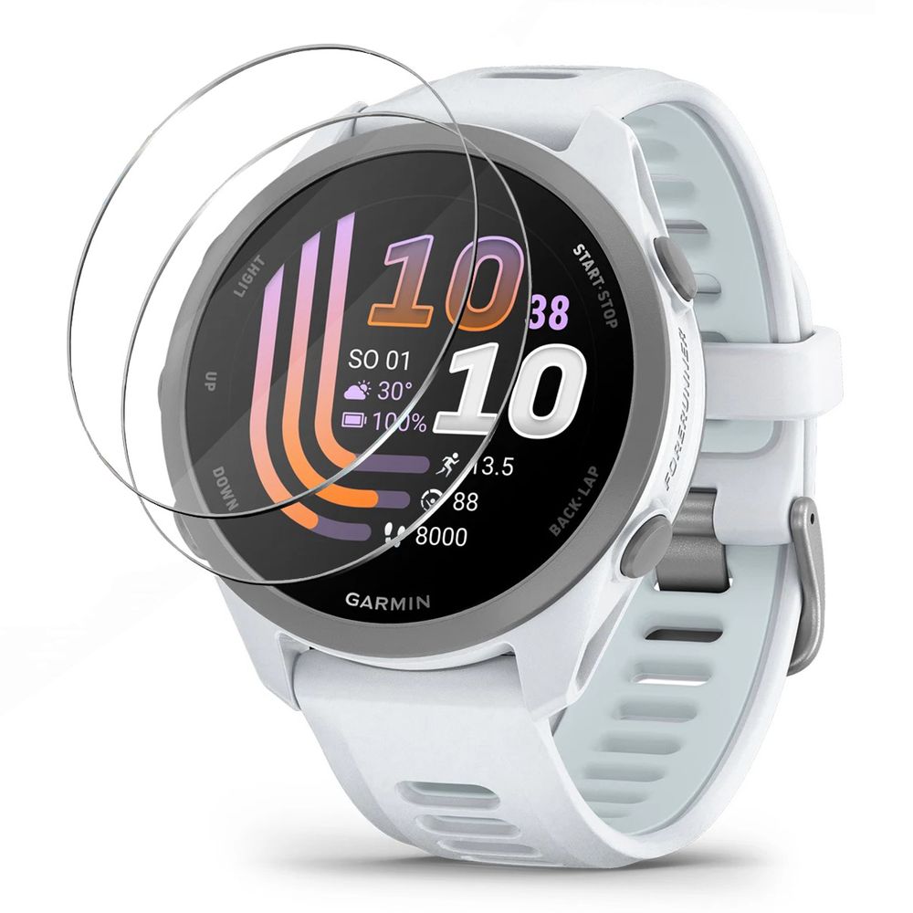 2x Szkło Ochronne Hartowane | 9H 2.5D do Garmin Forerunner 70 / 170 / 170 Music