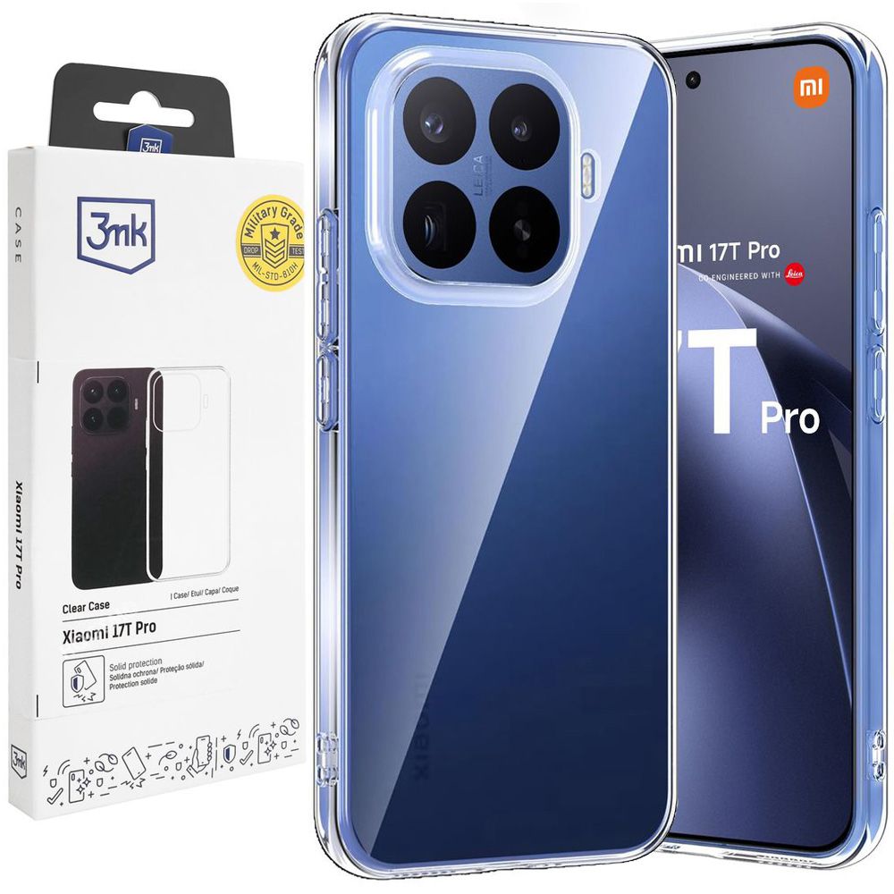 Etui 3mk Clear Case | Bezbarwne do Xiaomi 17T Pro