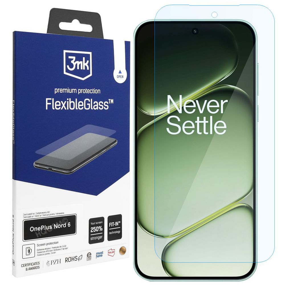 3mk Flexible Glass | Nietłukące Szkło Hybrydowe do OnePlus Nord 6
