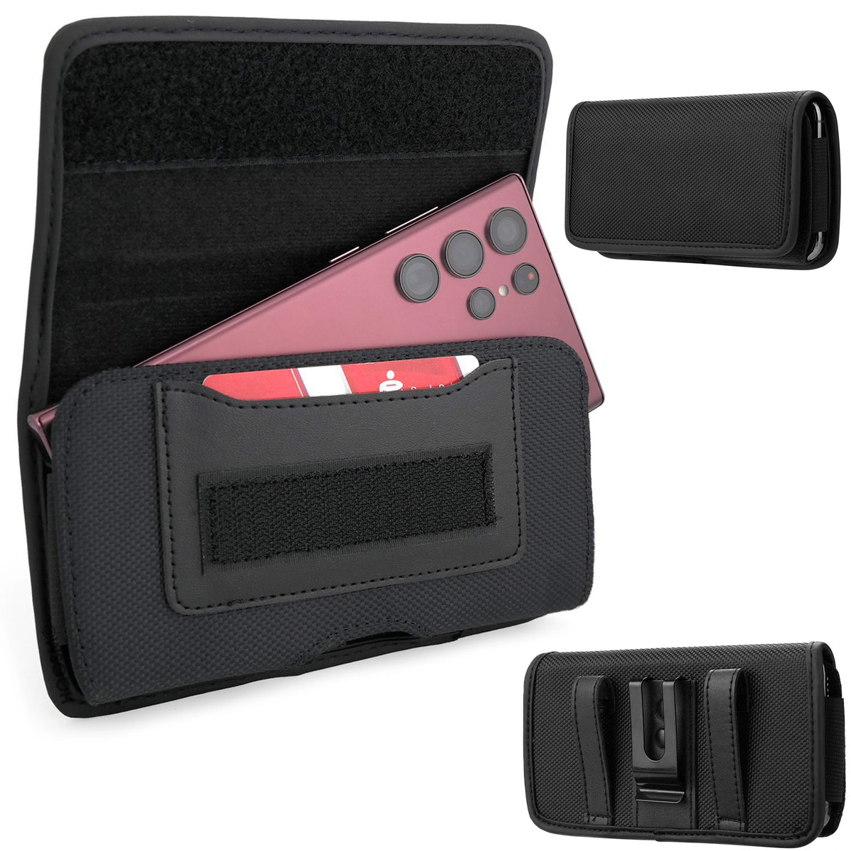 Etui Kabura na Pasek | XL | Z Kieszonką na Karty
