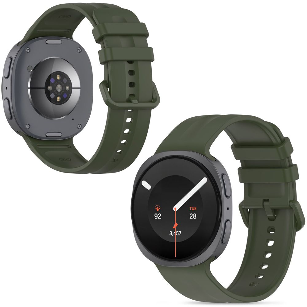 Pasek Silikonowy SMOOTH Band | Zielony do Samsung Galaxy Watch 9 / 8 / 8 Classic