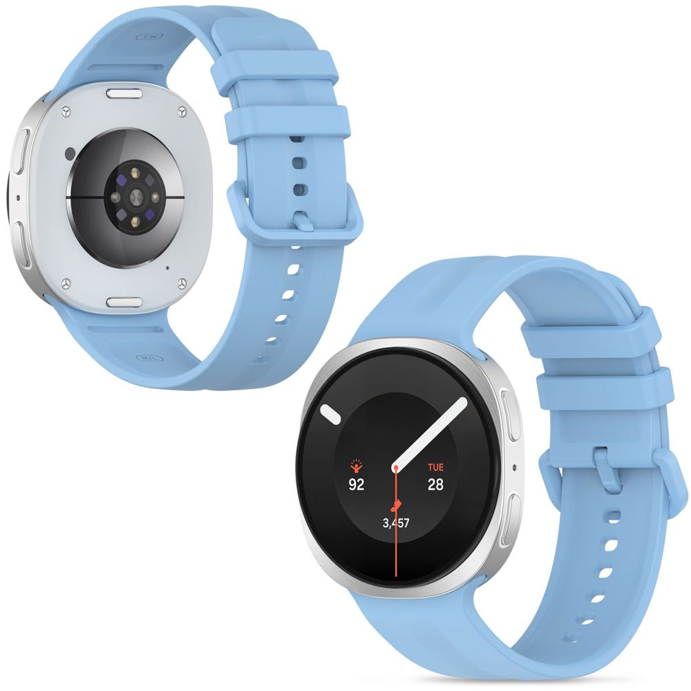 Pasek Silikonowy SMOOTH Band | Błękitny do Samsung Galaxy Watch 9 / 8 / 8 Classic