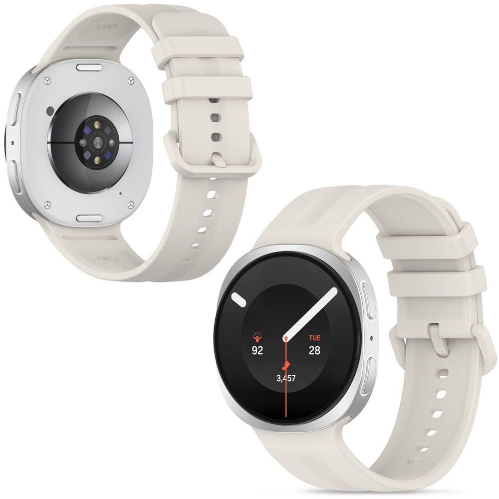 Pasek Silikonowy SMOOTH Band | Kremowy do Samsung Galaxy Watch 9 / 8 / 8 Classic