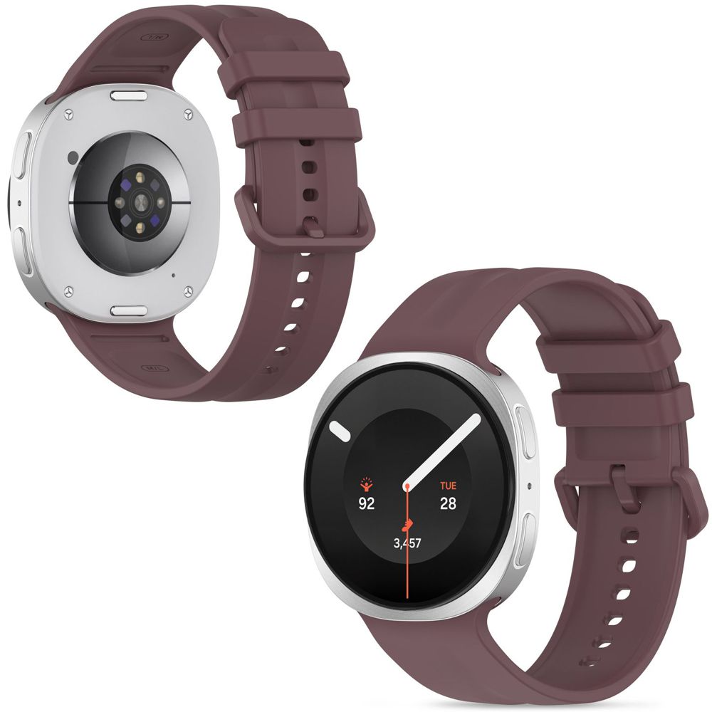 Pasek Silikonowy SMOOTH Band | Śliwkowy do Samsung Galaxy Watch 9 / 8 / 8 Classic