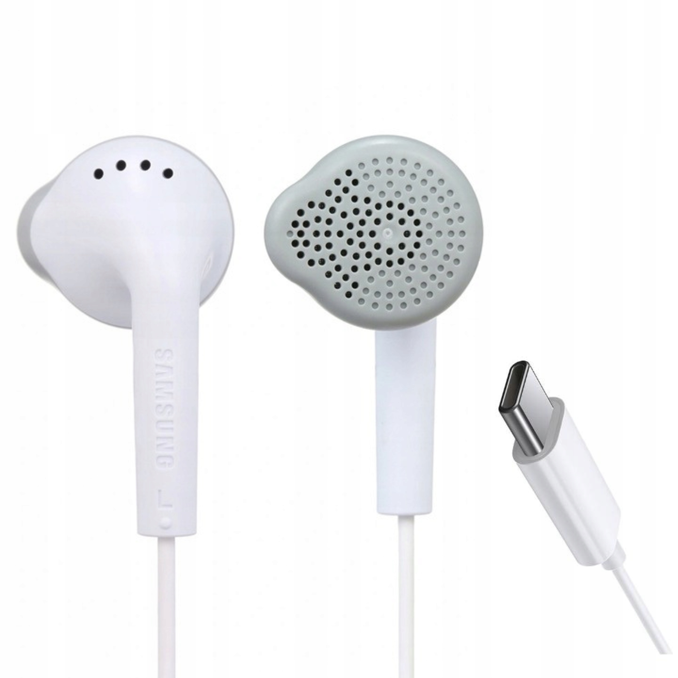 Samsung EHS61ASFWE | Słuchawki Douszne Przewodowe z Mikrofonem | USB-C | Białe